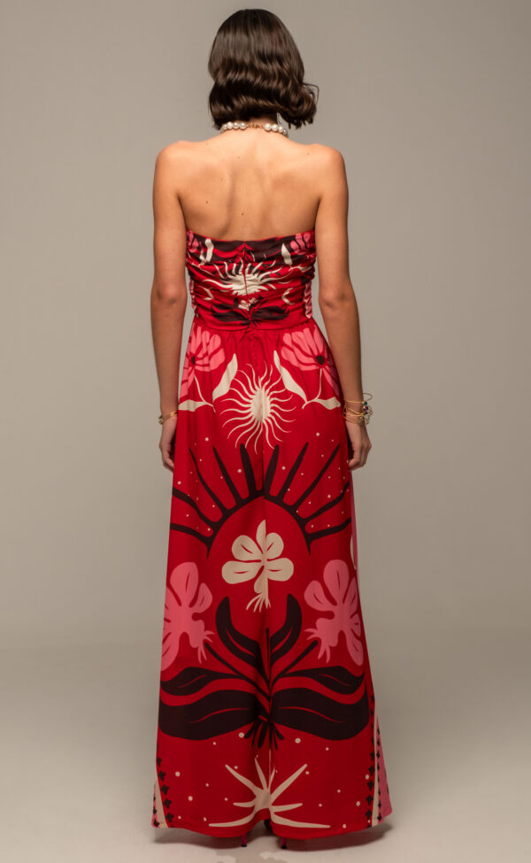 PASSIONFLOWER STRAPLESS DRESS - Image 7