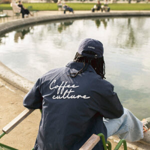 Coffee Culture Navy Jacket